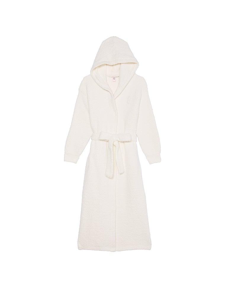 Chenille Hooded Long Robe Product Image