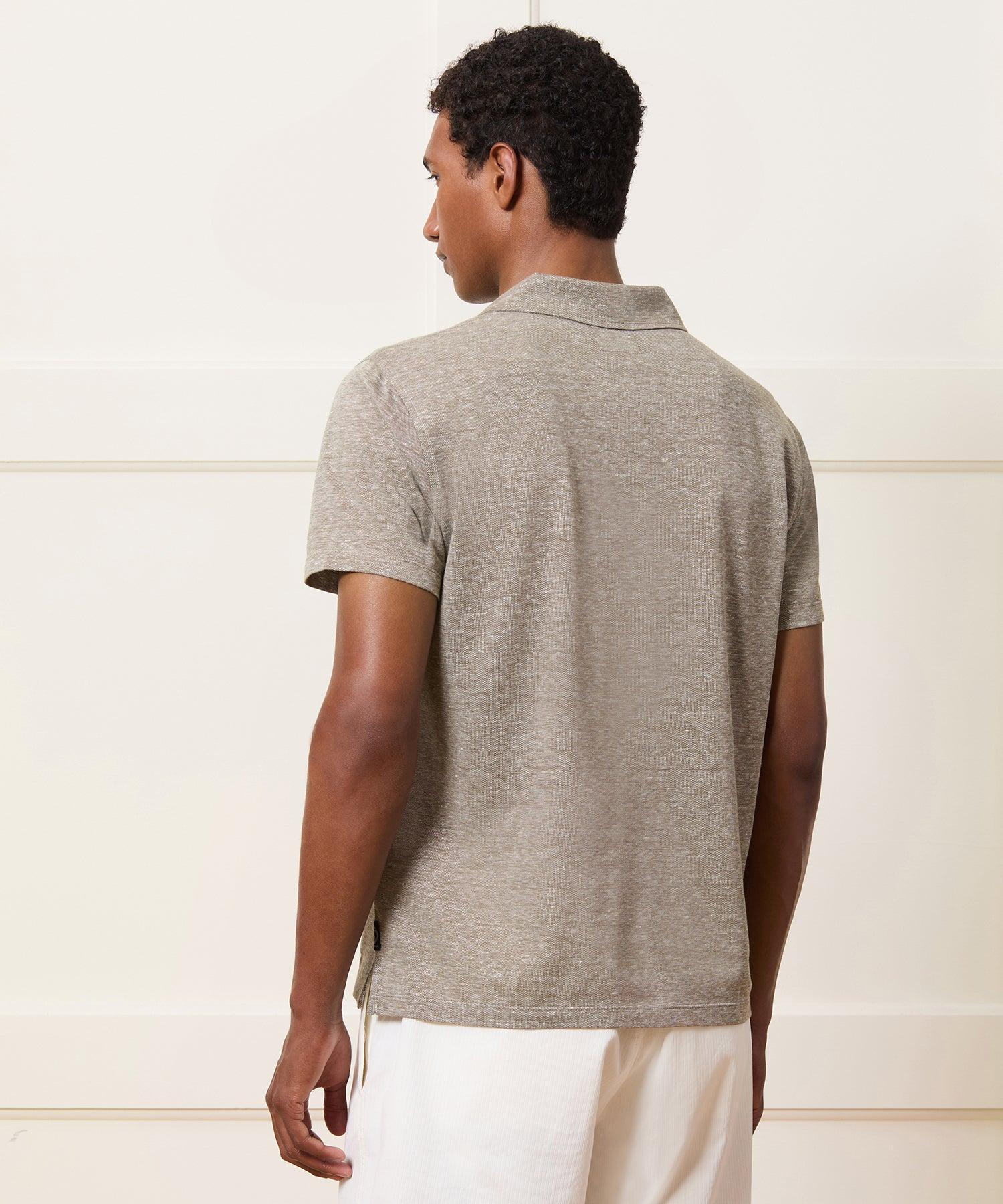 Cotton-Linen Pique Montauk Polo Product Image