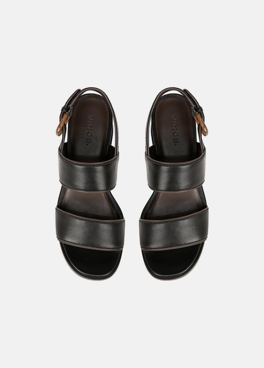 Roma Leather Wedge Sandal Product Image