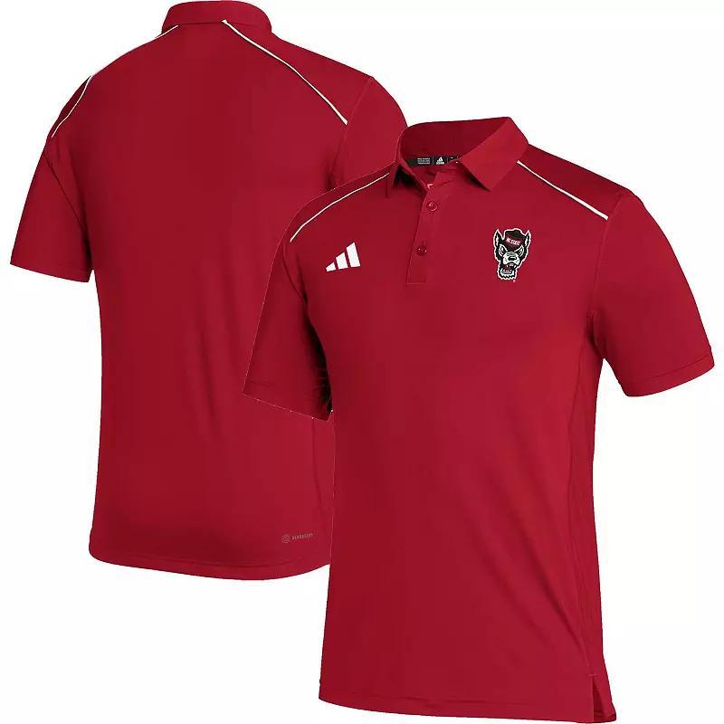 Mens adidas Royal Kansas Jayhawks Coaches AEROREADY Polo Product Image