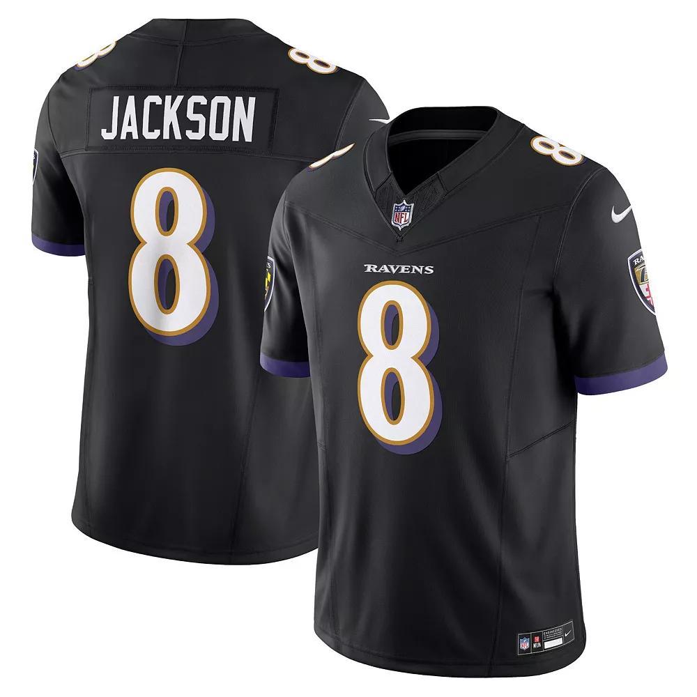 Men's Nike Lamar Jackson Black Baltimore Ravens Vapor F.U.S.E. Limited Jersey,  Product Image