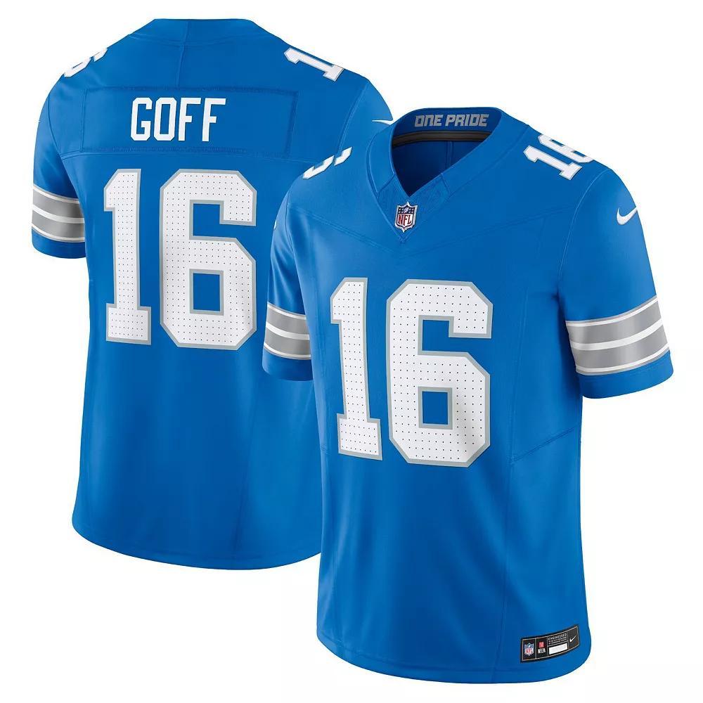 Men's Nike Jared Goff Blue Detroit Lions Vapor F.U.S.E. Limited Jersey, Size: Large Product Image