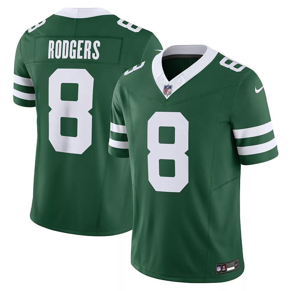 Men's Nike Aaron Rodgers Legacy Green New York Jets Vapor F.U.S.E. Limited Jersey, Size: Large Product Image