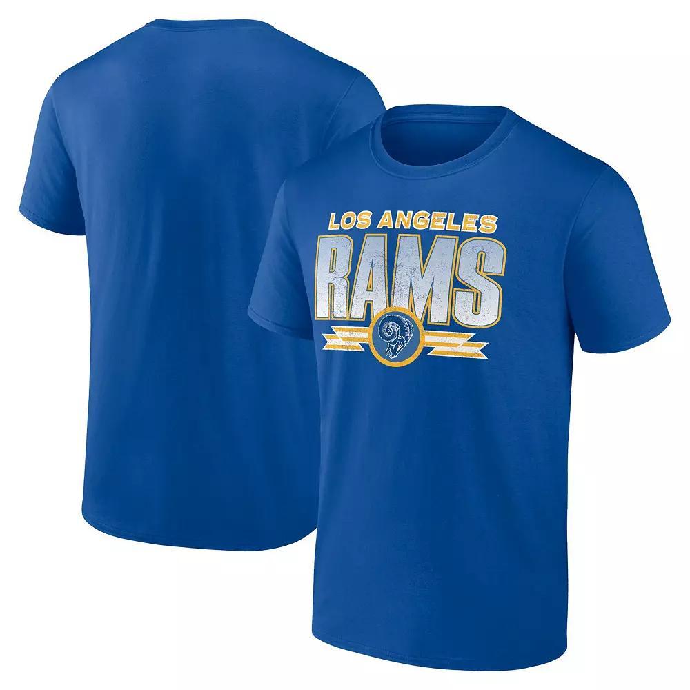 Men's Fanatics Royal Los Angeles Rams Fading Out T-Shirt, Size: Medium, Blue Product Image