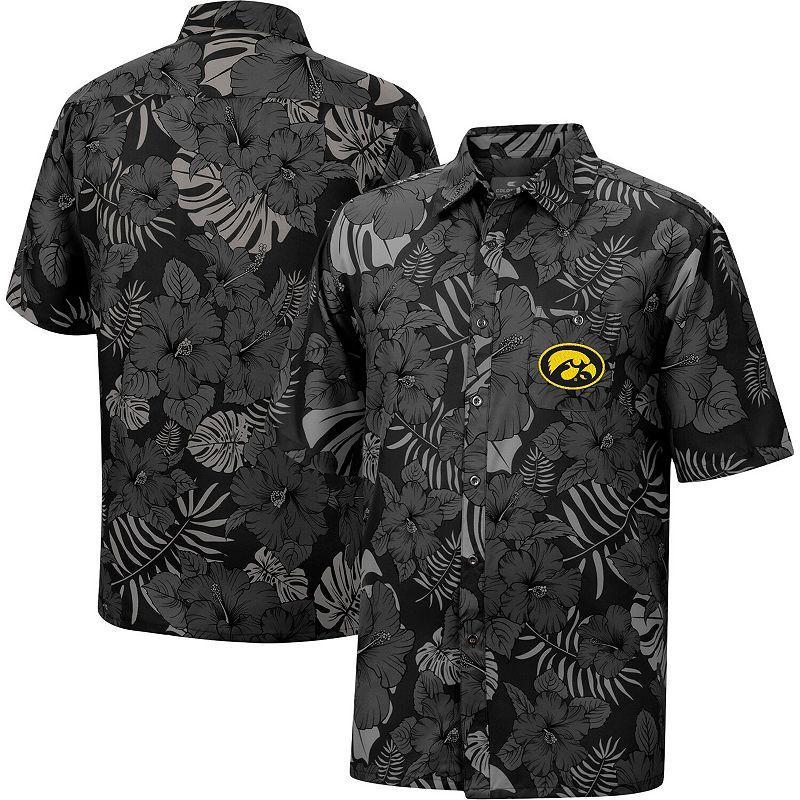 Mens Colosseum Iowa Hawkeyes The Dude Camp Button-Up Shirt Product Image