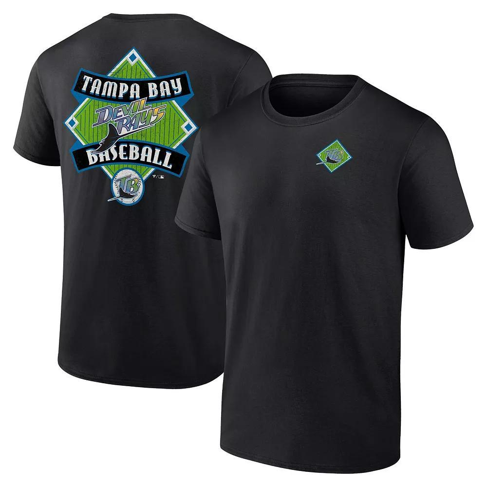 Men's Profile Black Tampa Bay Rays Big & Tall Field Play T-Shirt,  Product Image