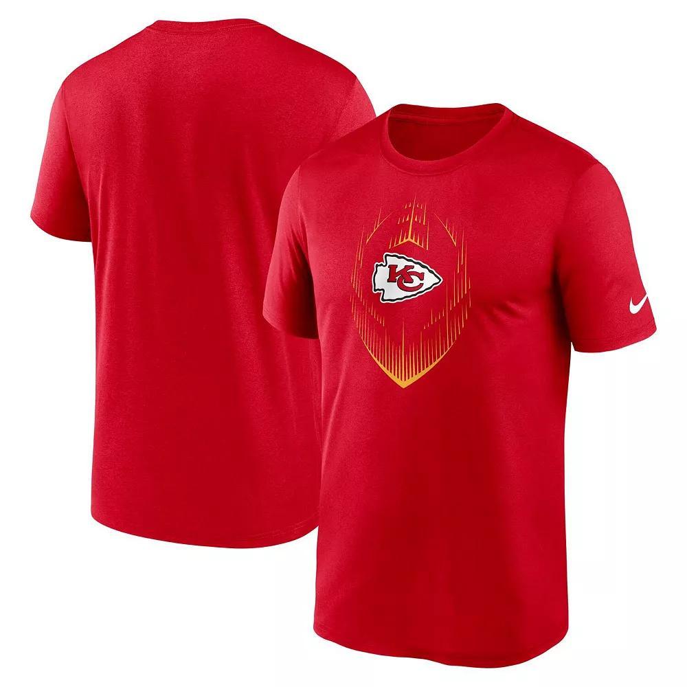 Men's Nike Red Kansas City Chiefs Primetime Legend Icon Performance T-Shirt, Size: 3XL Product Image