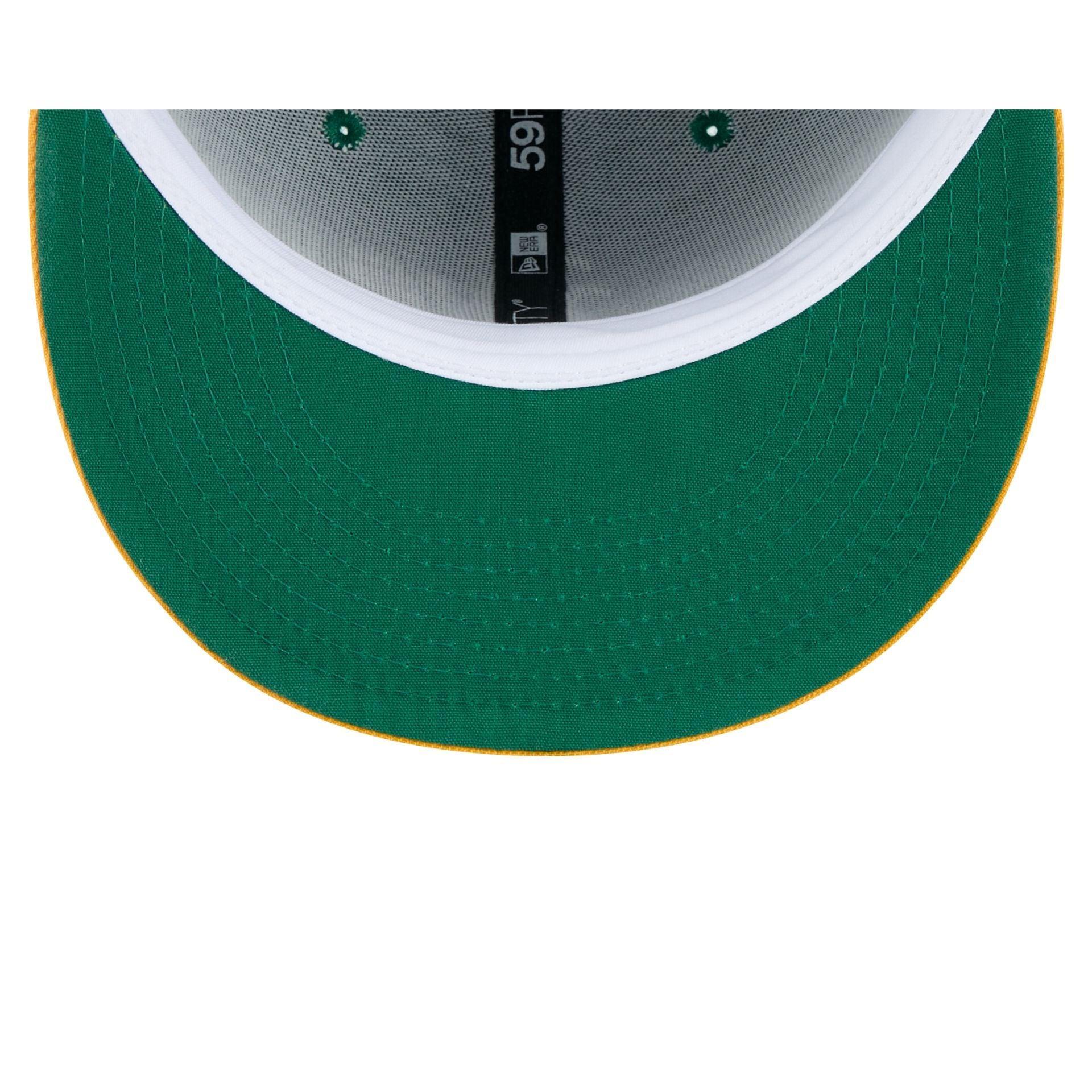 Cleveland Guardians Metallic Gold Logo 59FIFTY Fitted Hat Male Product Image