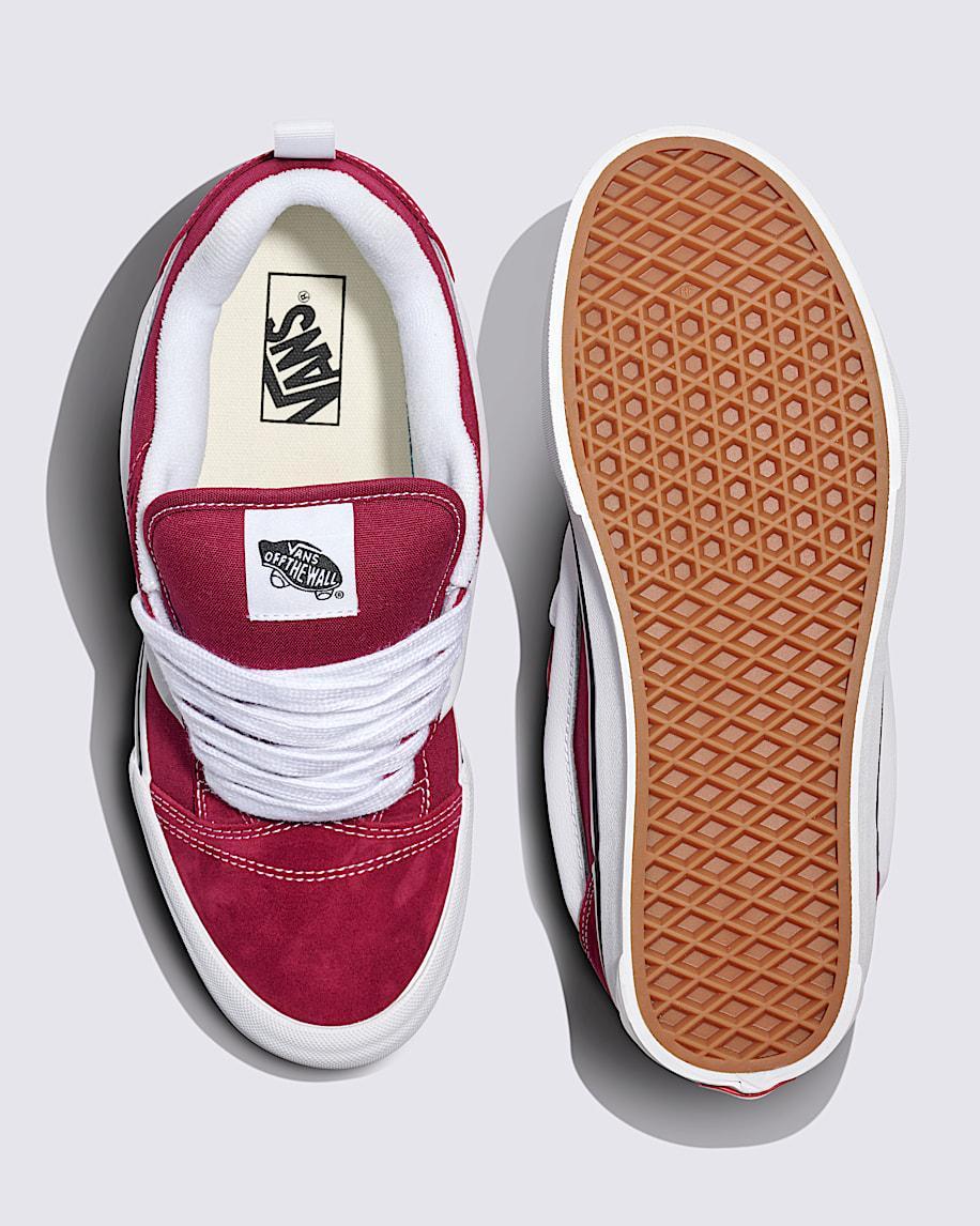 Knu Skool Shoe in Rhododendron Red| Vans US Product Image