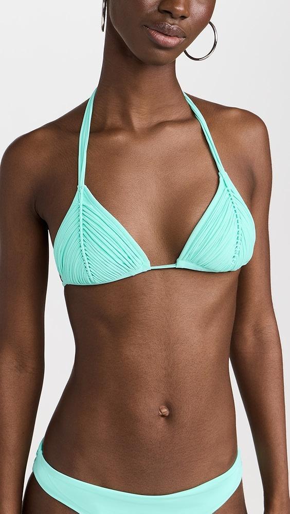 PQ Swim Isla Triangle Bikini Top | Shopbop Product Image