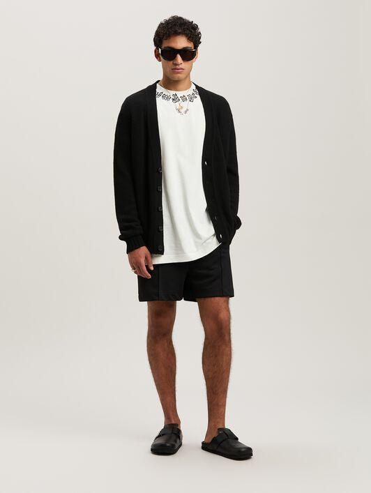 BACK CURVED LOGO TRACK SHORTS BLACK - OF Product Image