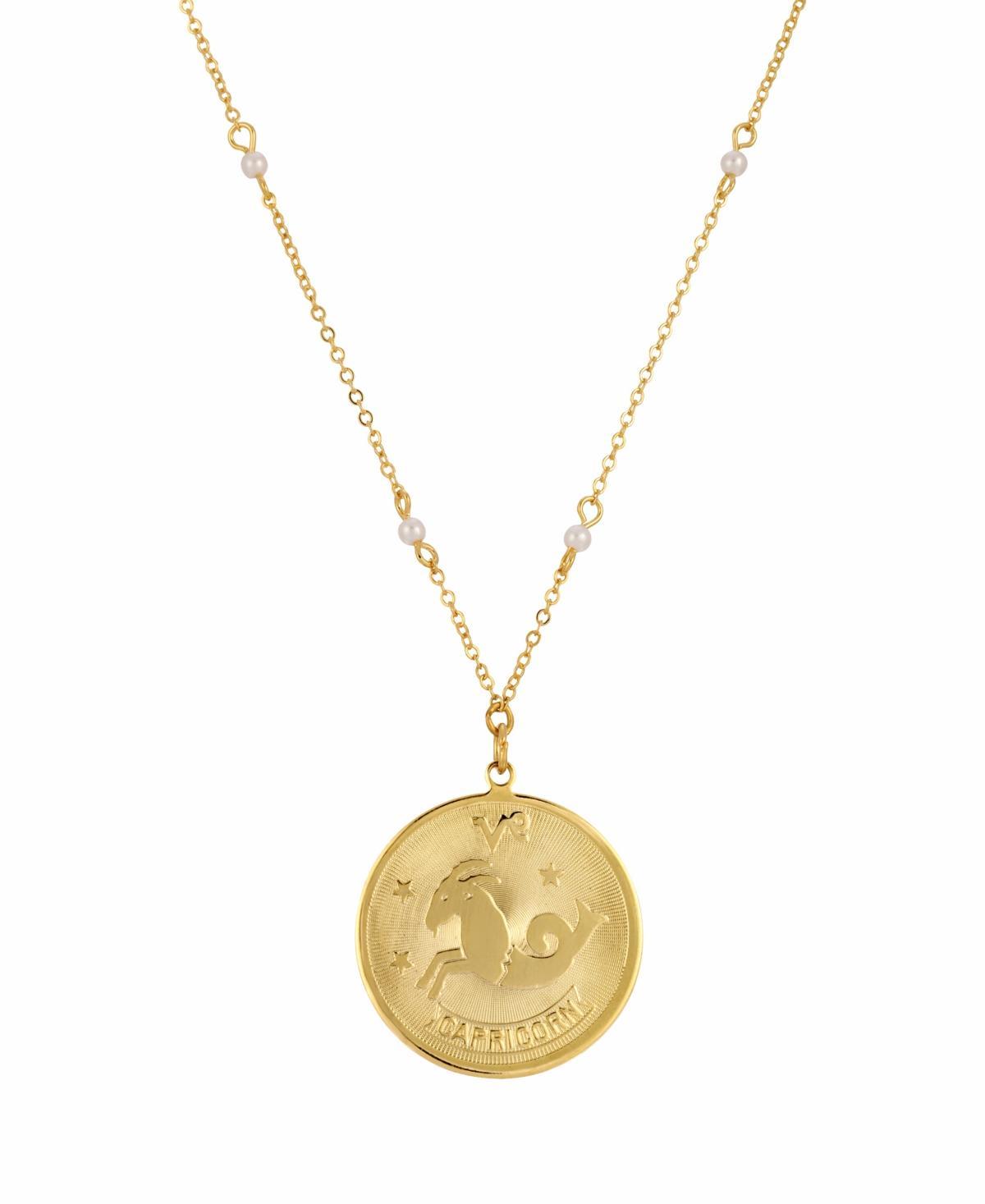 1928 Gold-tone Sagittarius Pendant Necklace, Womens, January Product Image