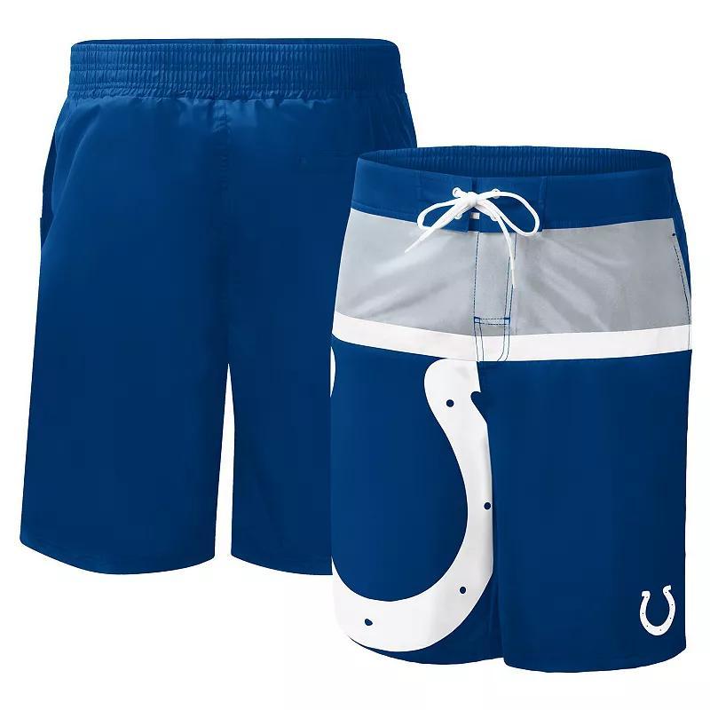 Mens G-III Sports by Carl Banks Royal Indianapolis Colts Sea Wind Swim Trunks Product Image