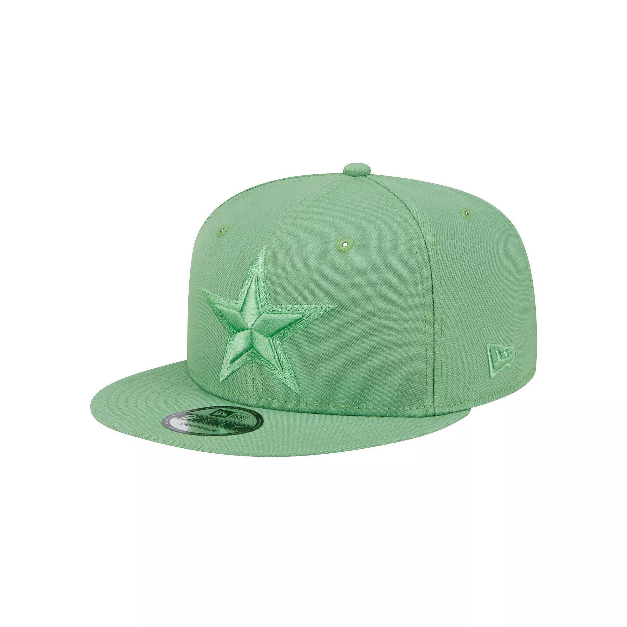 Men's New Era Green Dallas Cowboys Tonal Color Pack 9FIFTY Snapback Hat Product Image