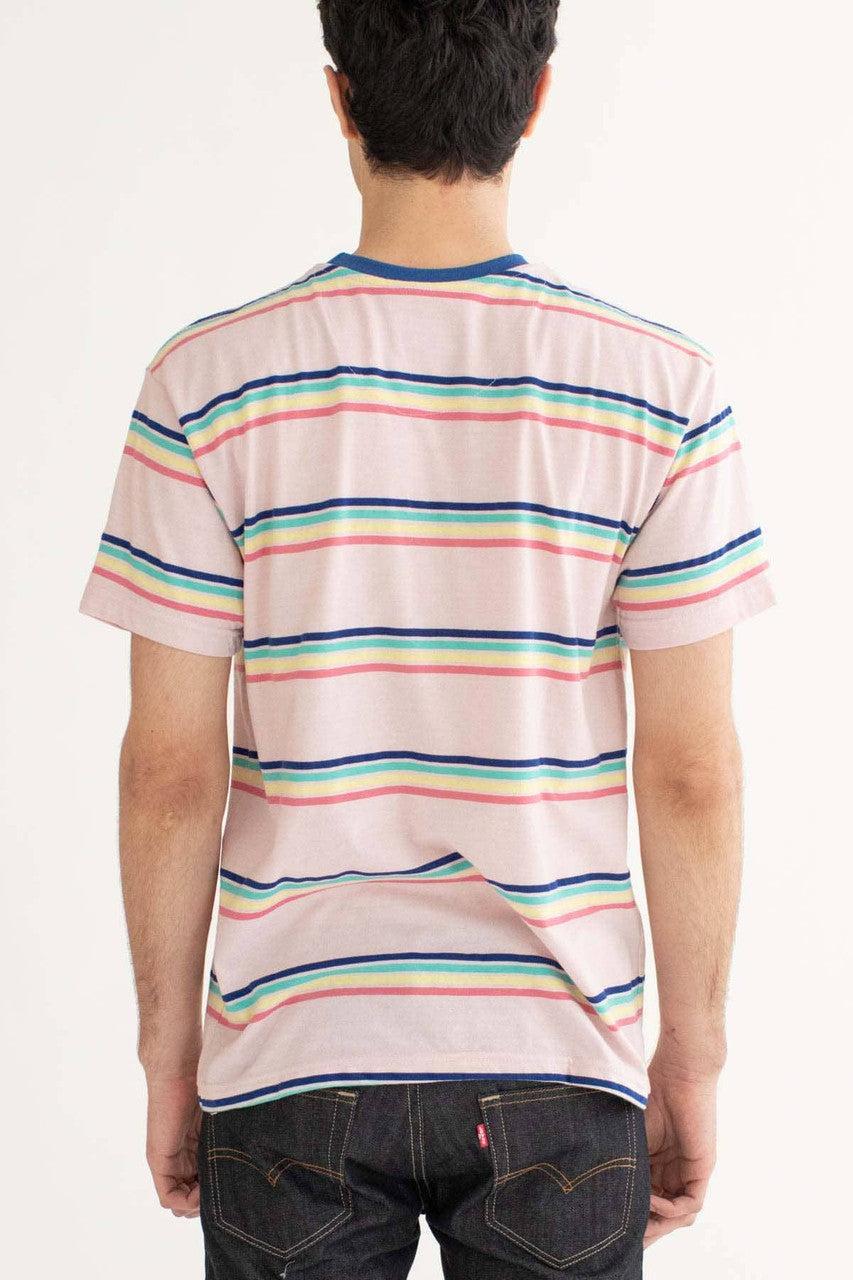 Chalk Pink Striped T-Shirt Product Image