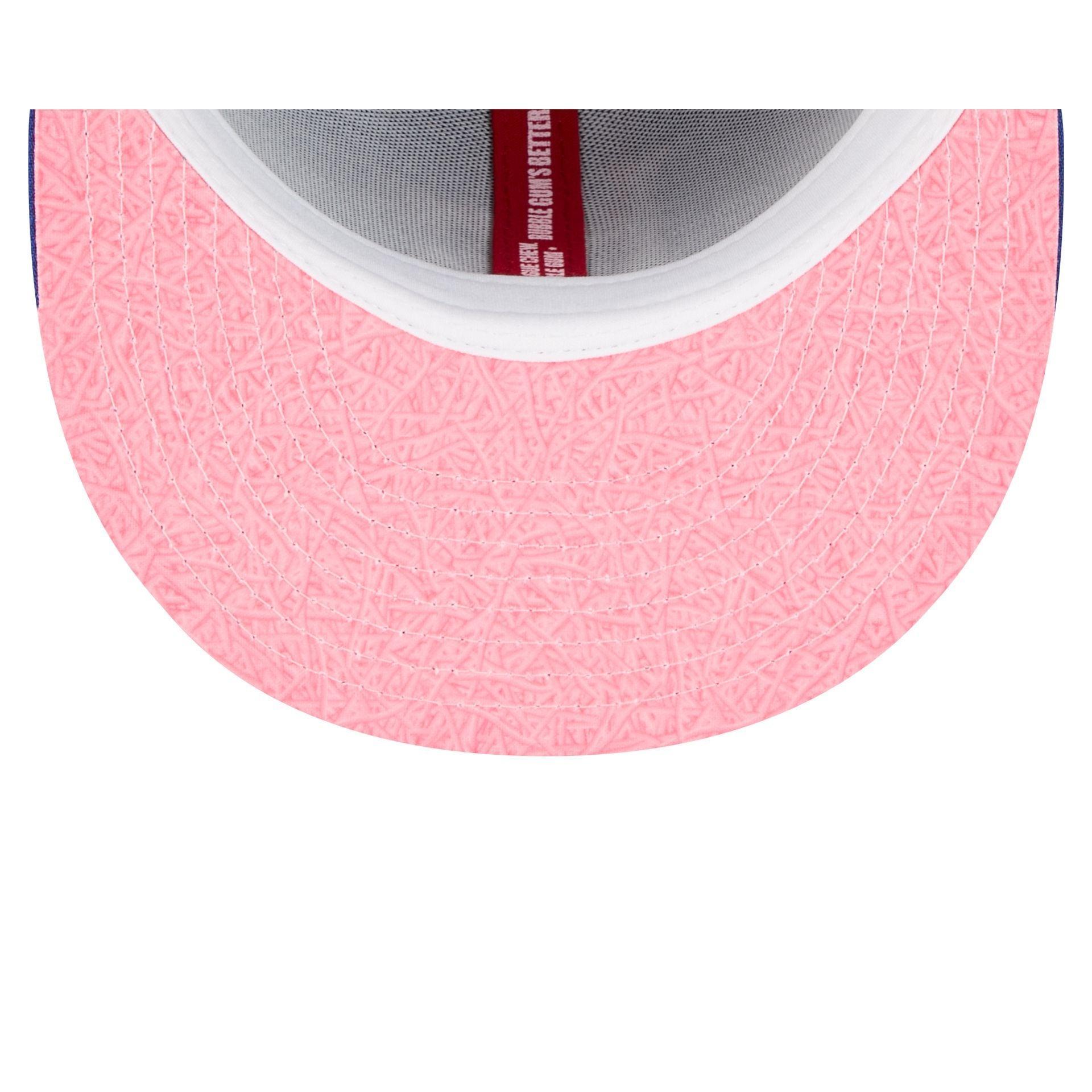 New York Knicks Satin Pin 9FIFTY Snapback Hat Male Product Image