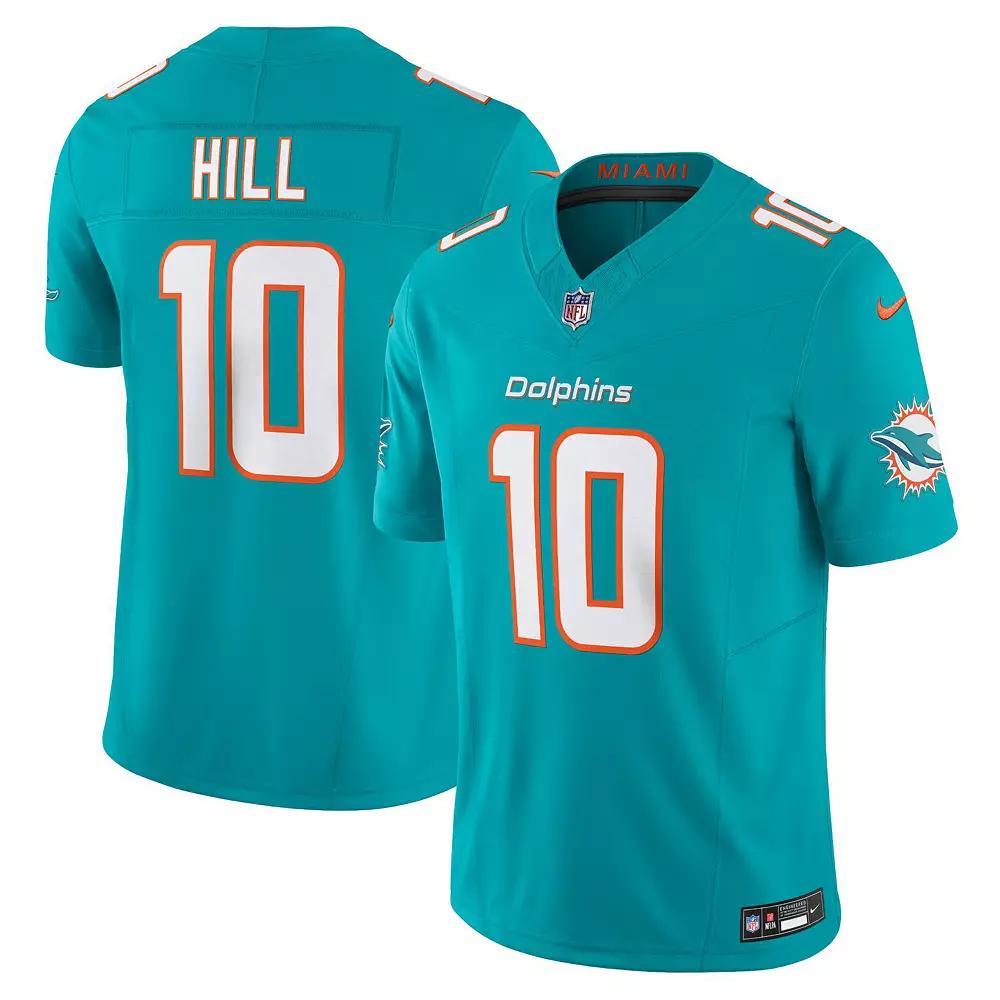 Men's Nike Tyreek Hill Aqua Miami Dolphins Vapor F.U.S.E. Limited Jersey,  Product Image