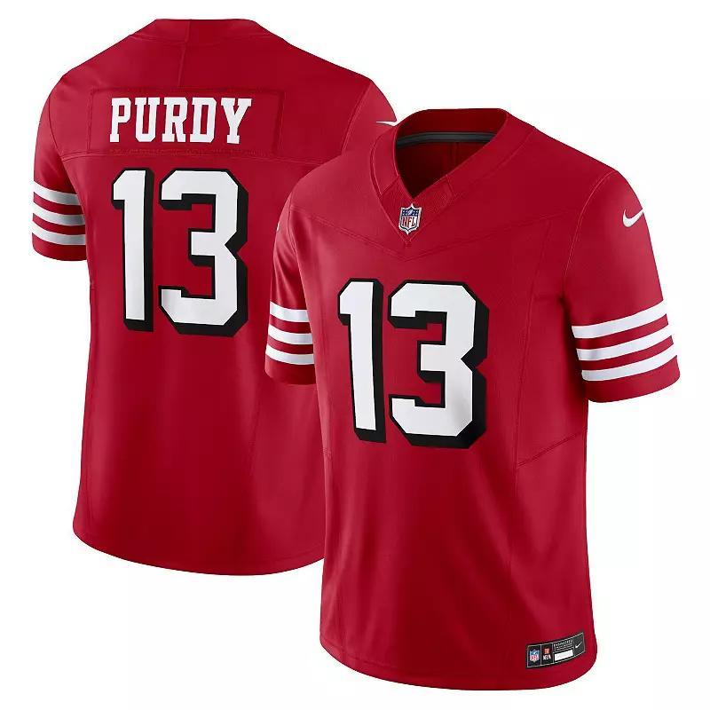 Mens Nike Brock Purdy Scarlet San Francisco 49ers Vapor F.U.S.E. Limited Jersey Product Image