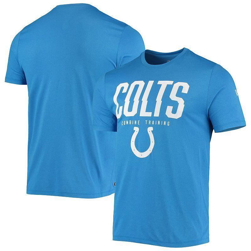 Mens New Era Royal Indianapolis Colts Combine Authentic Big Stage T-Shirt Product Image