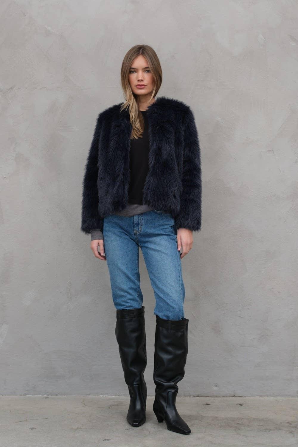 Midnight Fur Jacket Product Image