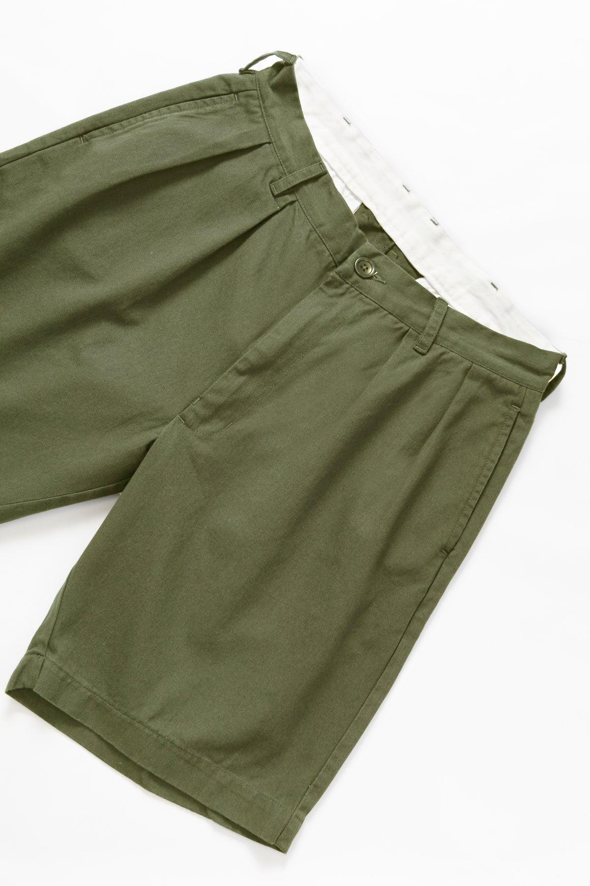 Drill Part Timer Shorts - Olive Product Image