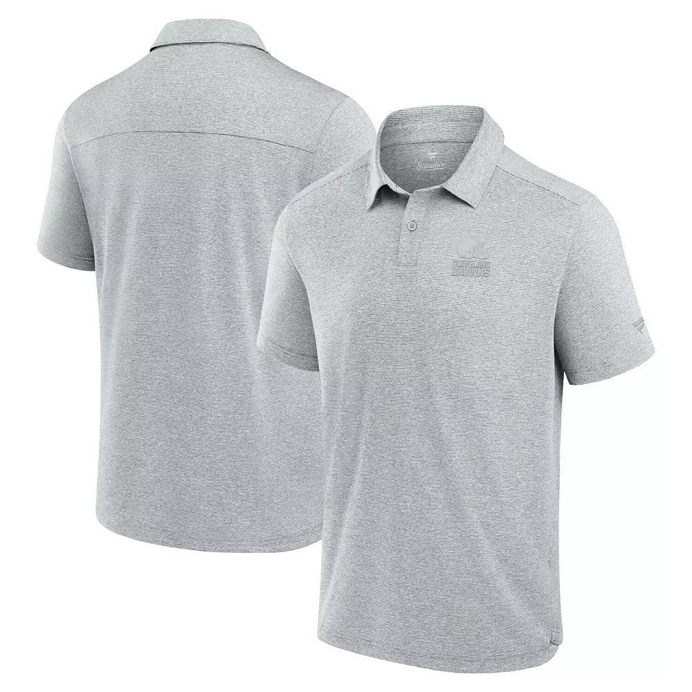 Men's Fanatics Gray Cleveland Browns Front Office Tech Polo Shirt, Size: 5XL, Grey Product Image