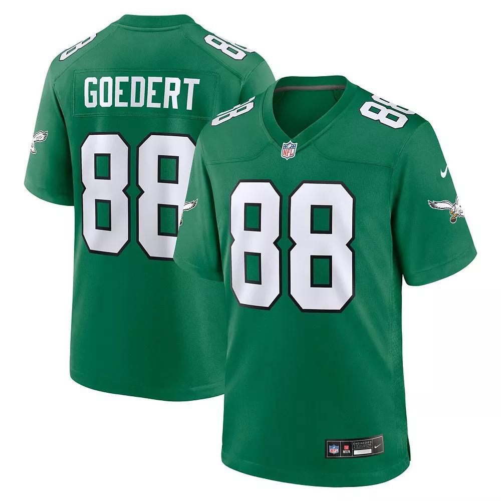 Men's Nike Dallas Goedert Kelly Green Philadelphia Eagles Alternate Game Player Jersey, Size: 3XL Product Image