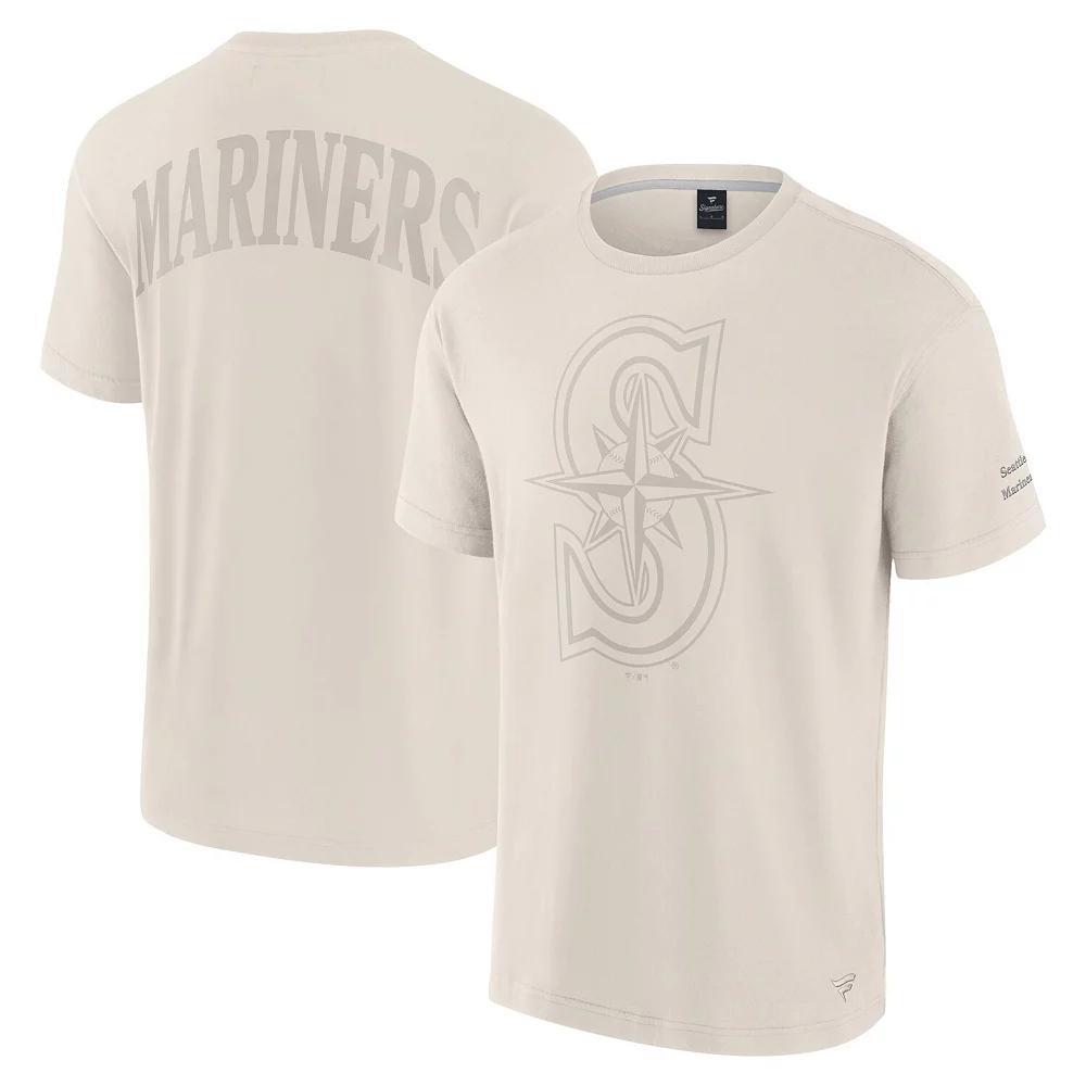 Men's Fanatics Cream Seattle Mariners Elements Iconic T-Shirt, Size: 3XL, Beige Product Image