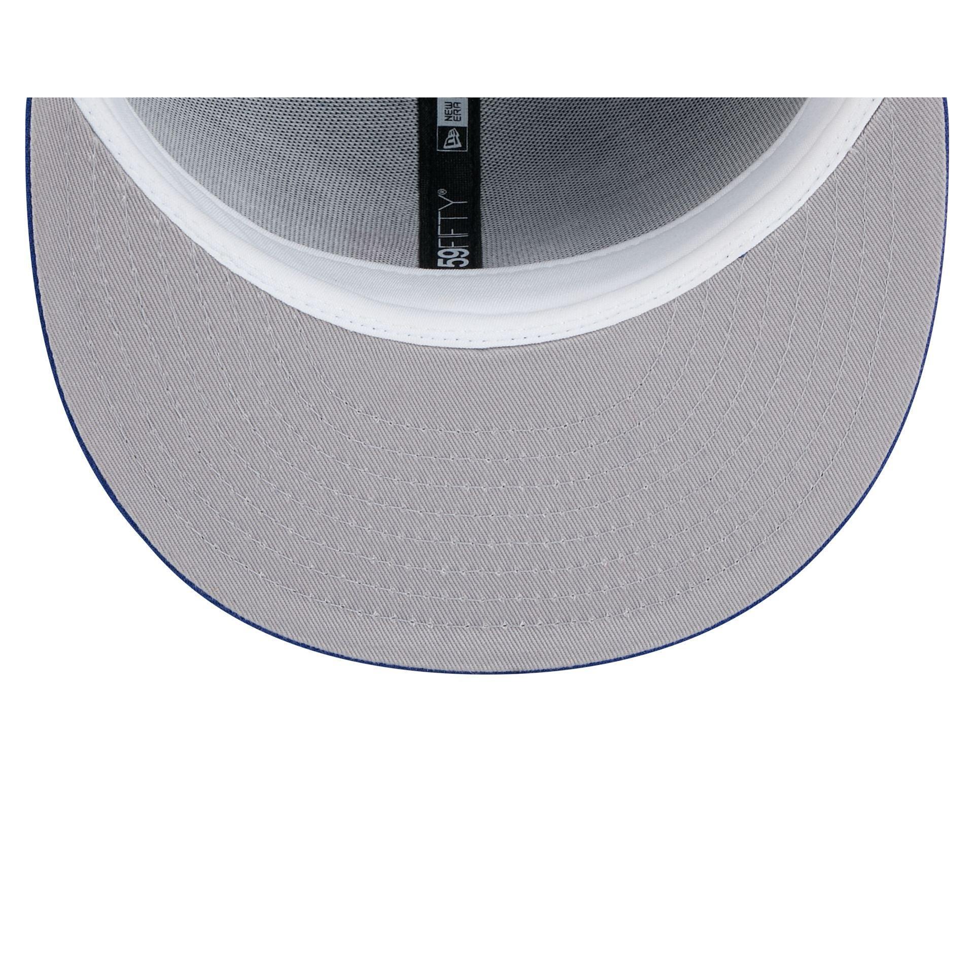 New York Rangers Rear Wordmark 59FIFTY Fitted Hat Male Product Image