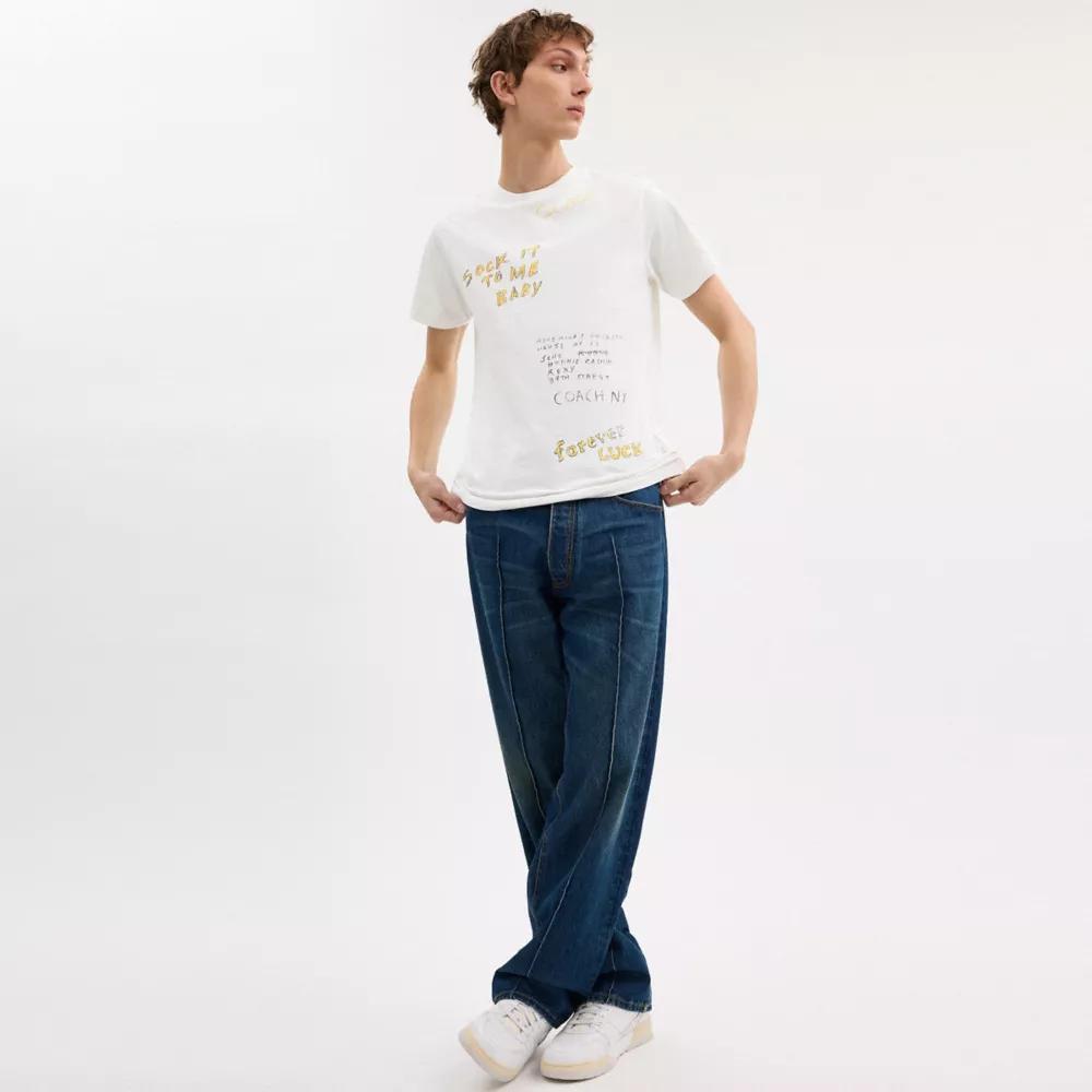 Sketch Print T Shirt Product Image