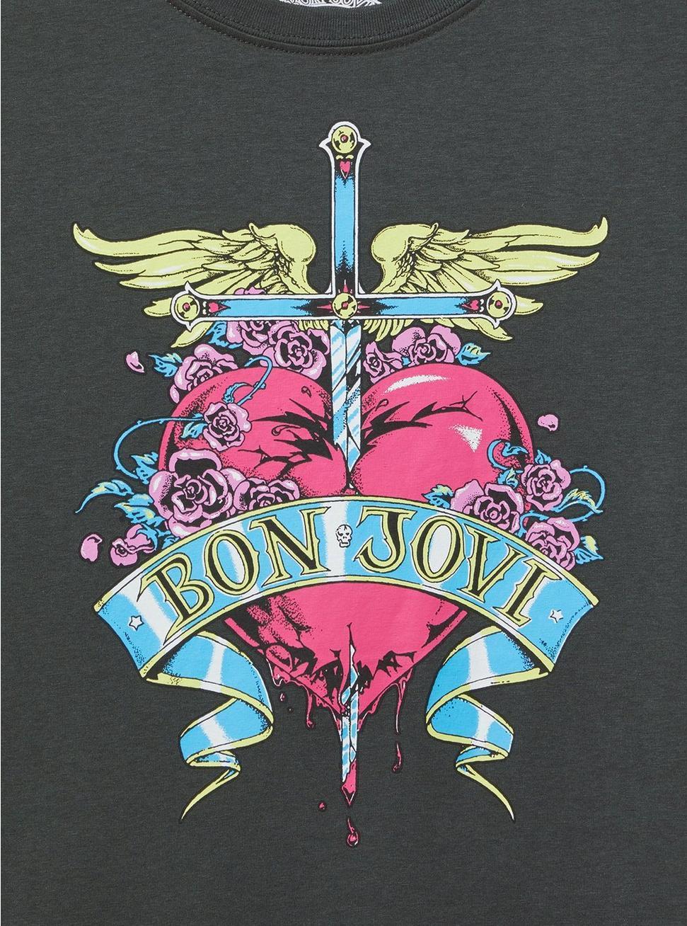 Bon Jovi Relaxed Cotton Crew Tank Product Image