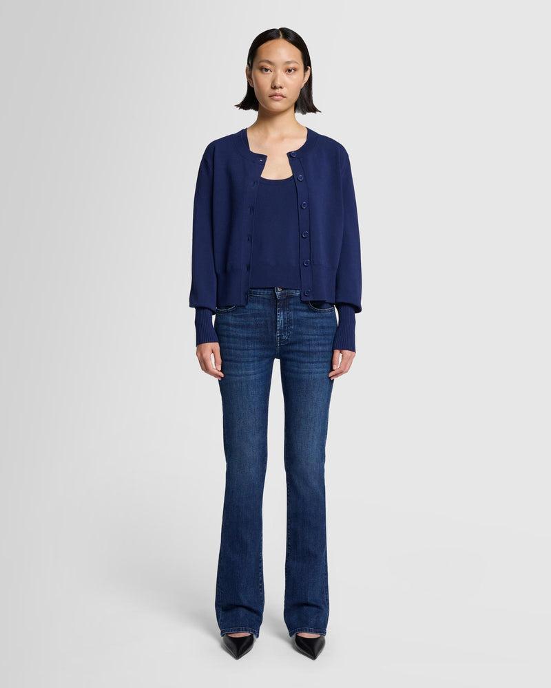 Ribbed Scoop Neck Top Product Image