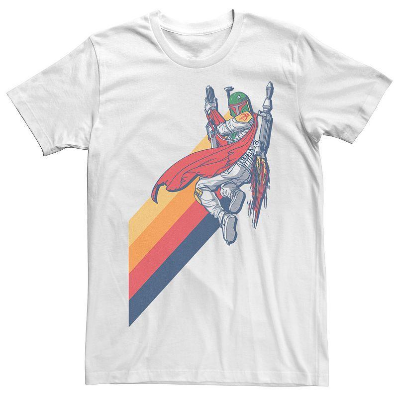 Mens Star Wars Boba Rainbow Fade Tee Product Image