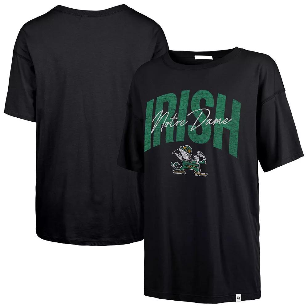 Women's '47  Navy Notre Dame Fighting Irish Muse Sadie T-Shirt, Size: Small, Blue Product Image