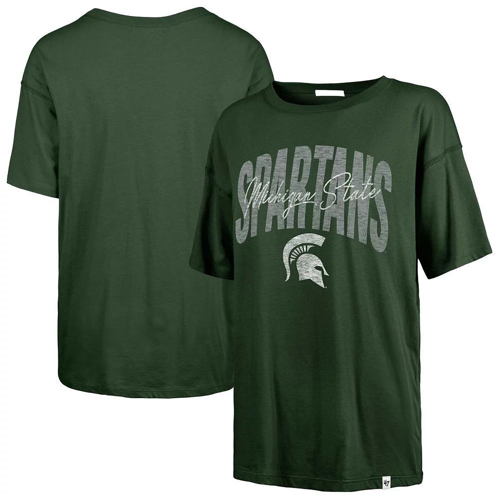 Women's '47 Green Michigan State Spartans Muse Sadie T-Shirt,  Product Image