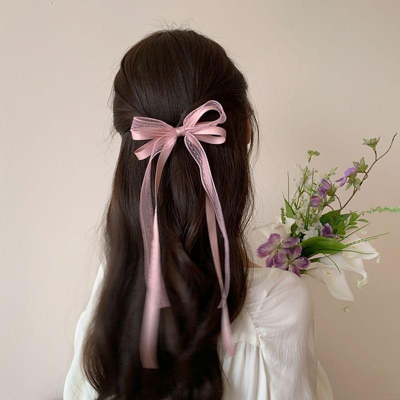 Ribbon Bow Hair Clip Product Image