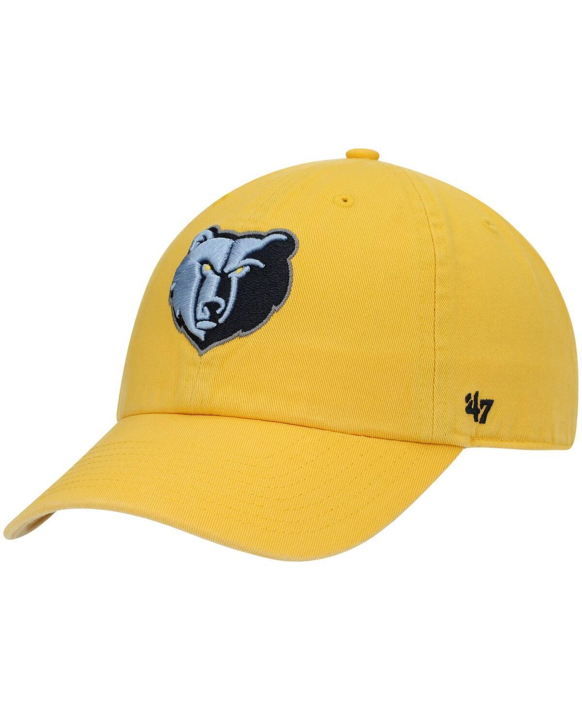 Mens 47 Gold Memphis Grizzlies Team Clean Up Adjustable Hat Product Image