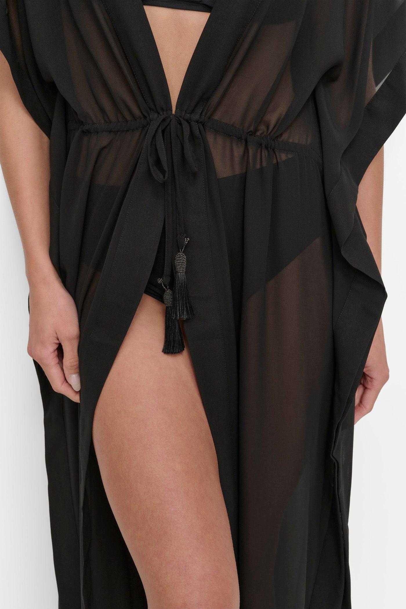 TIE-FRONT MAXI KAFTAN Product Image