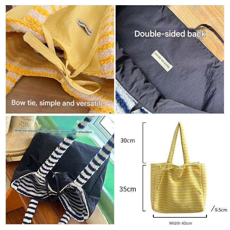 Striped Tote Bag Product Image