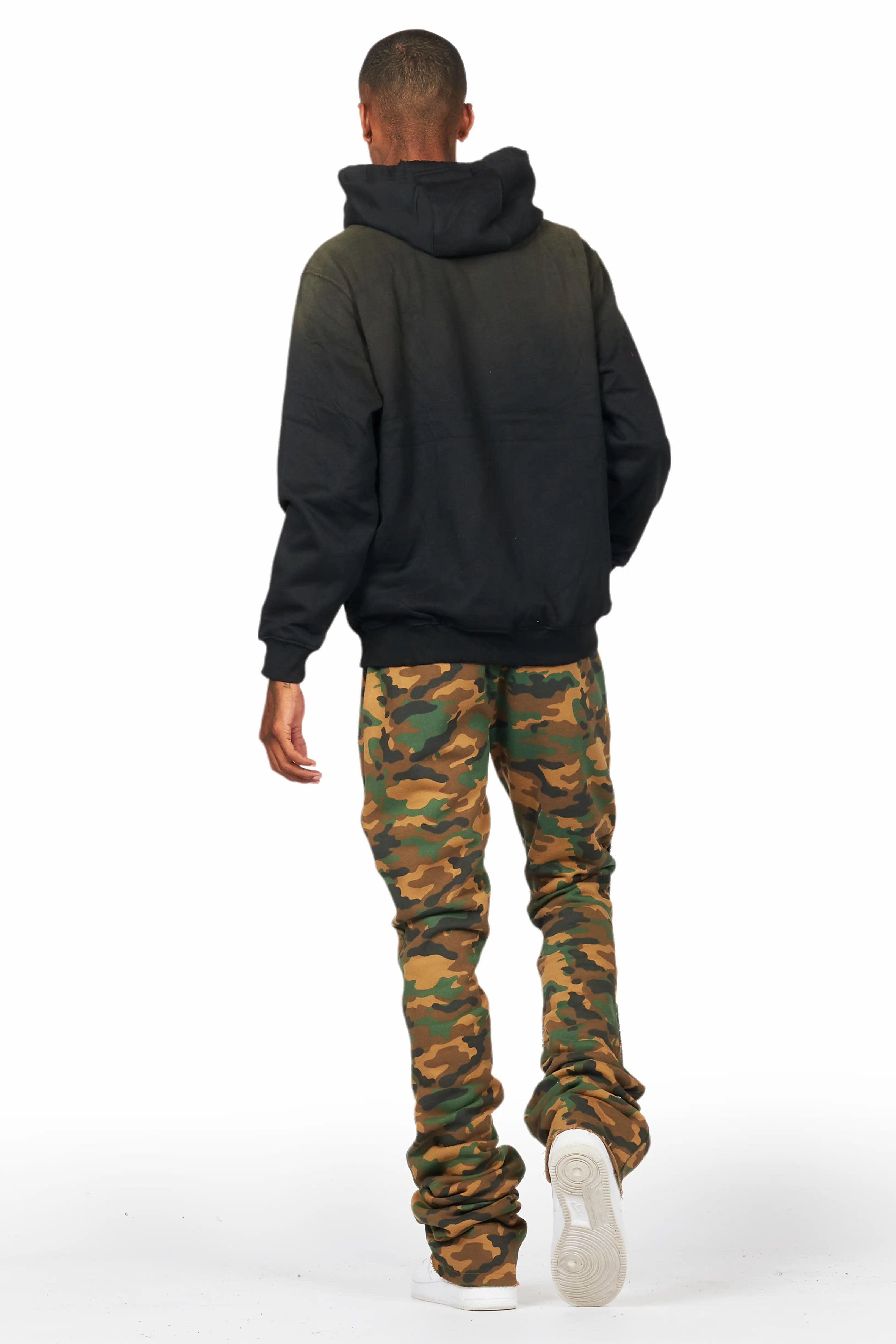 Bansi Faded Camo Super Stacked Trackpant Male Product Image