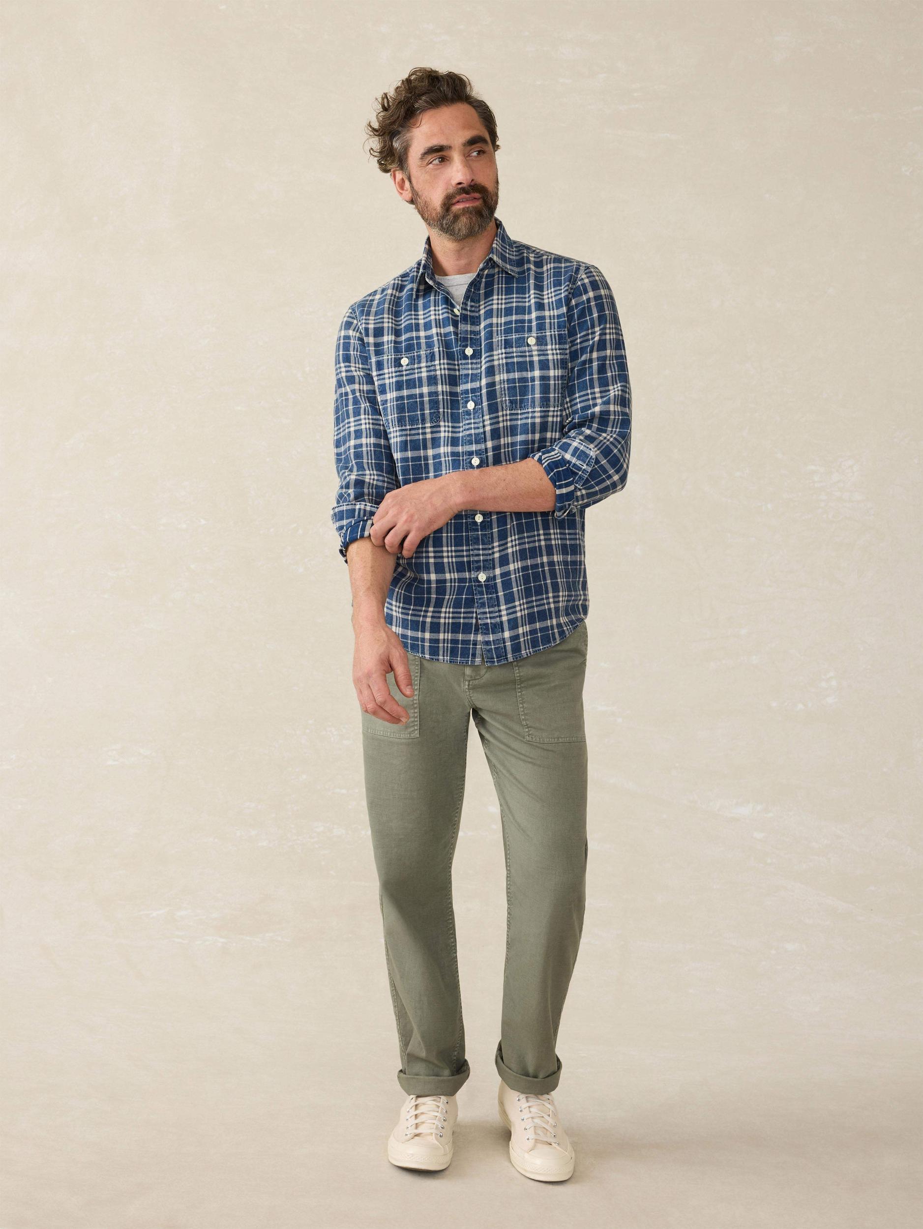 Tried & True Chambray Workshirt - Bar Harbor Plaid Male Product Image