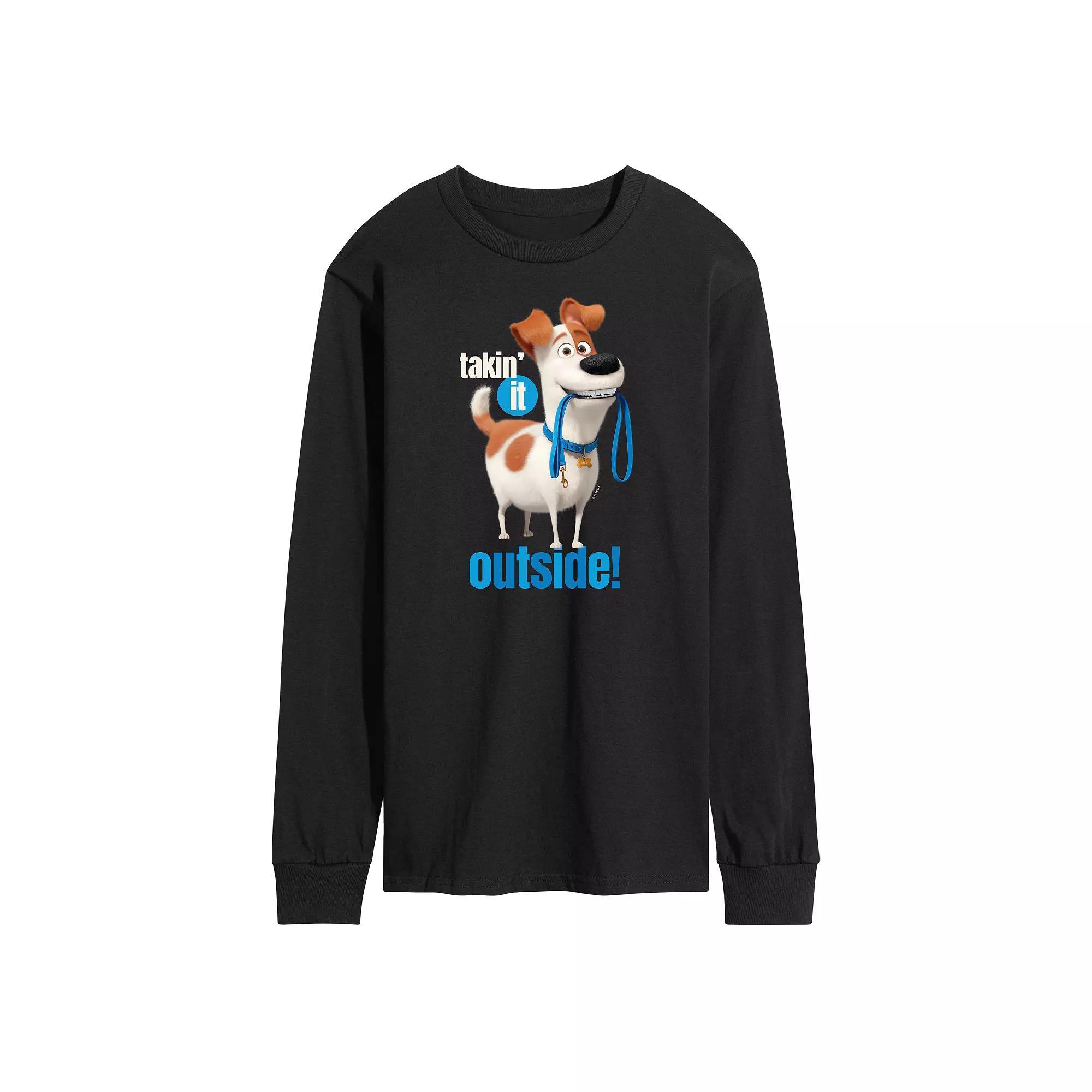 Men's The Secret Life of Pets Graphic Tee, Size: Small, Black Product Image