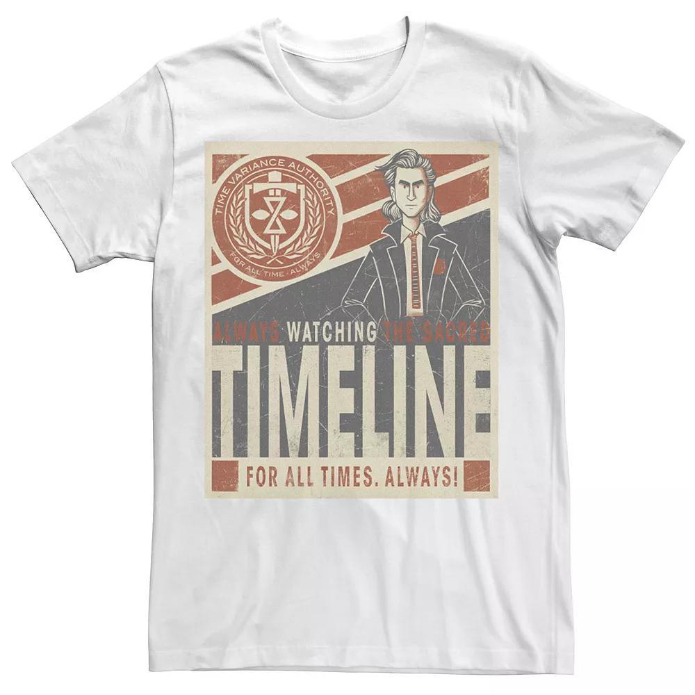 Men's Marvel Loki TVA Always Watching The Sacred Timeline Tee,  Product Image