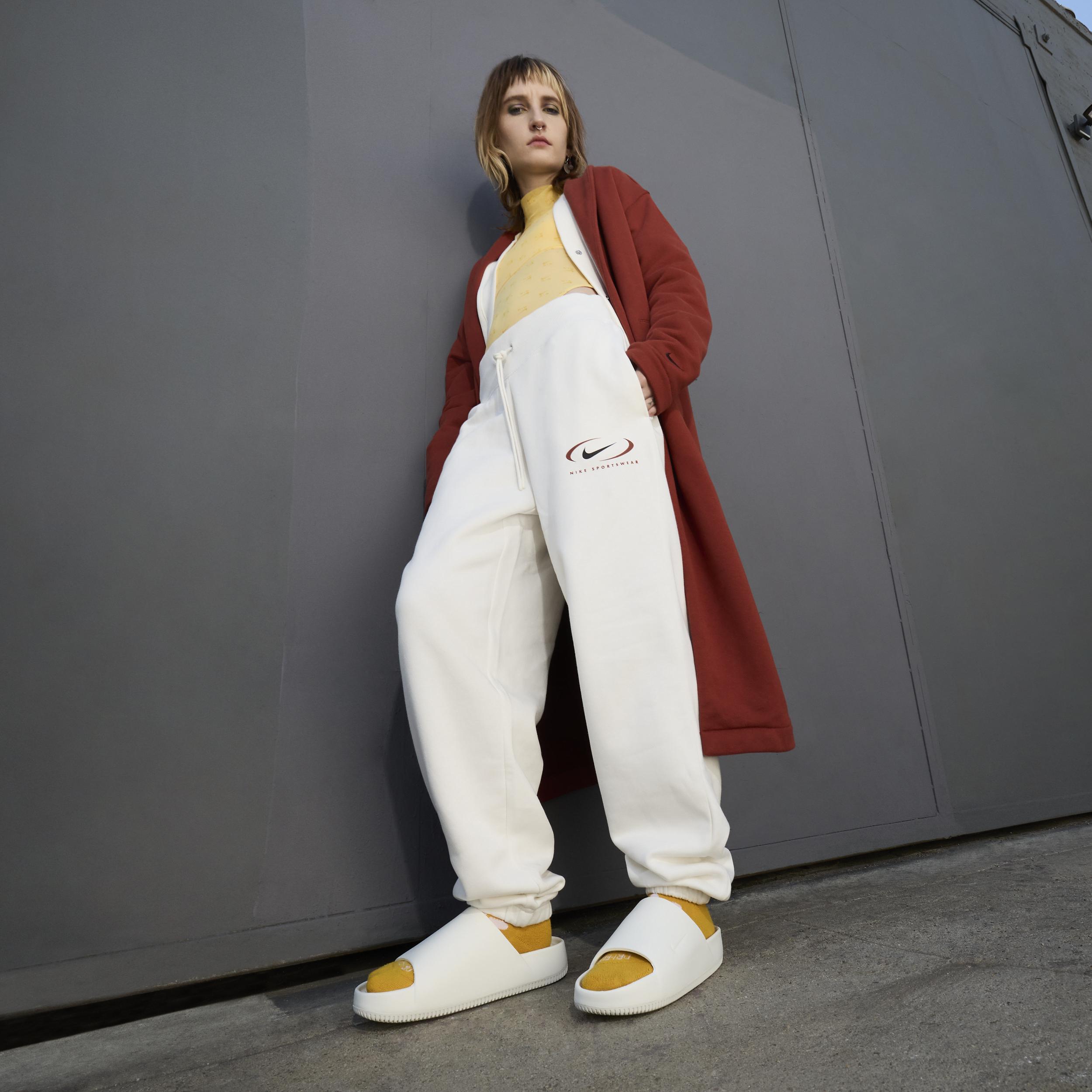 Nike Womens Calm Slides | DX4816-100 Product Image