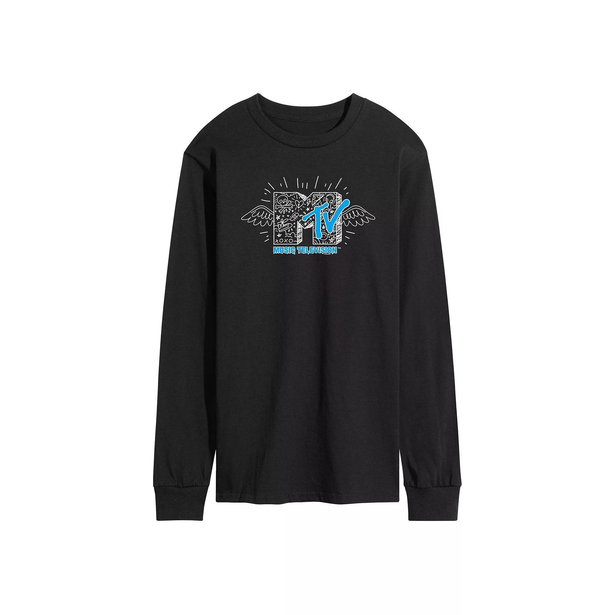Men's MTV Doodle Wings Logo Tee,  Product Image