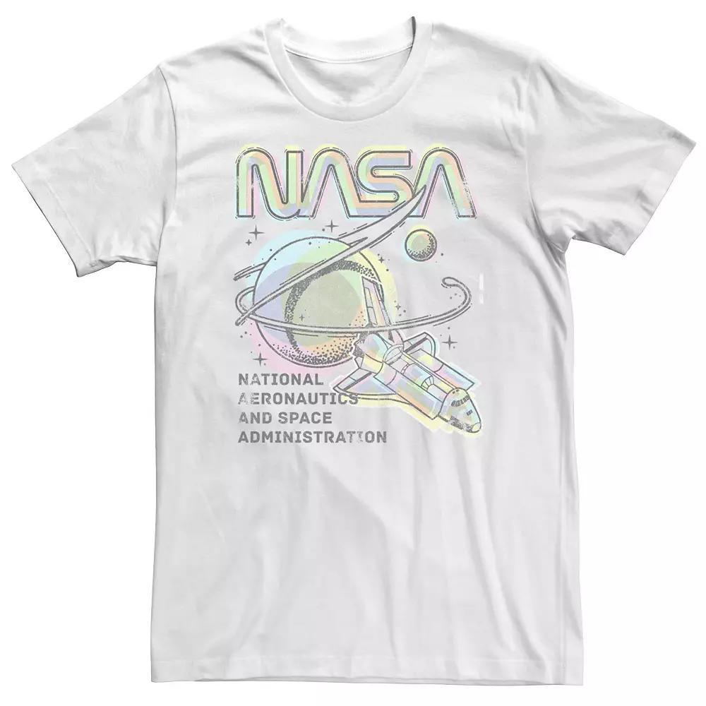 Big & Tall NASA Distressed Logo Stamp Tee, Men's,  Product Image