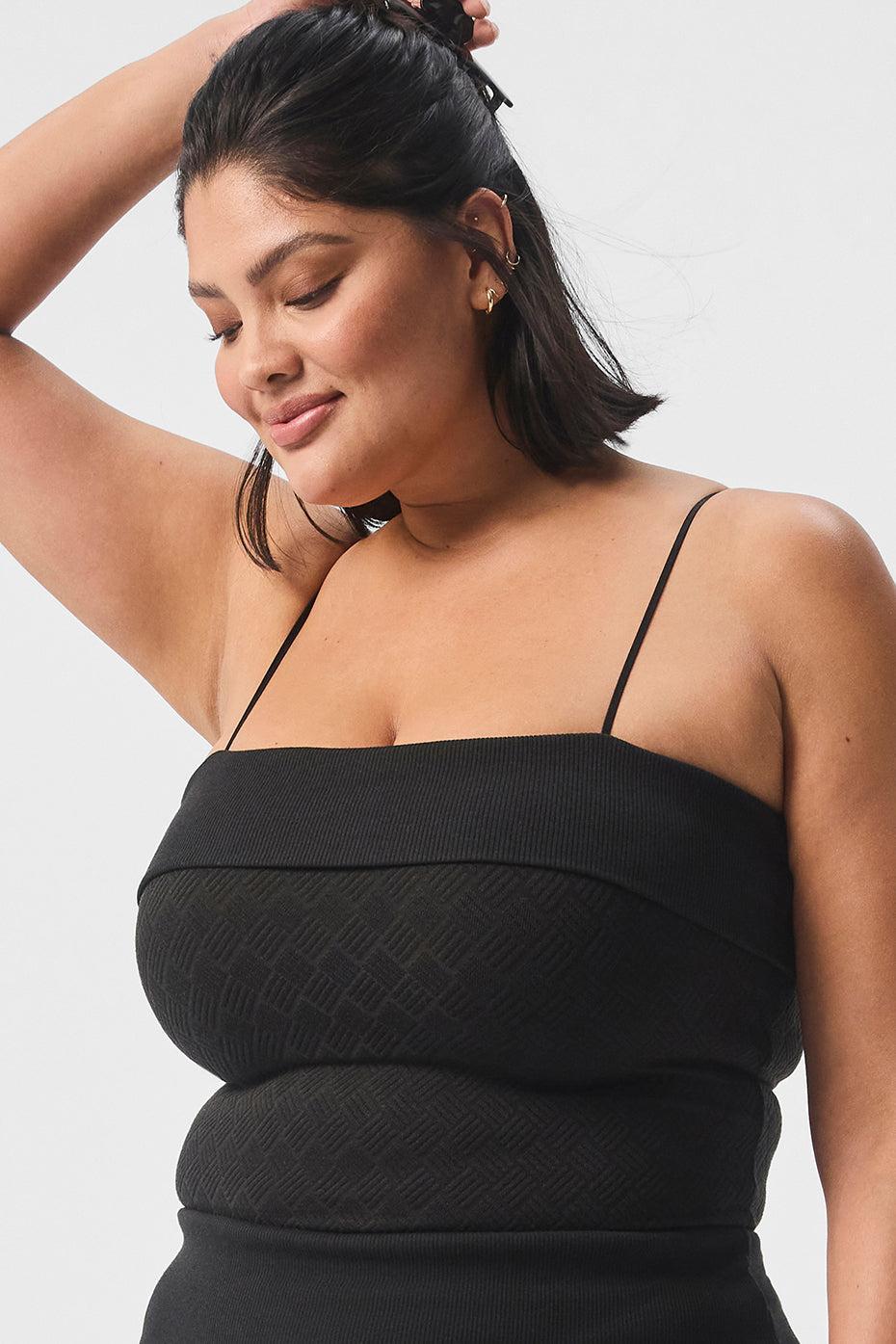 Doubles Only Bra Tank - Black Product Image