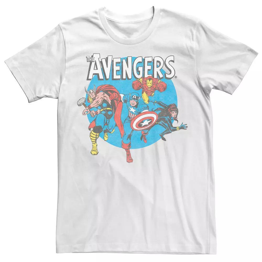 Men's Marvel Avengers Tee, Size: Large, White Product Image