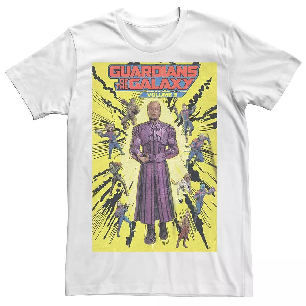 Men's Marvel Guardians of the Galaxy Vol. 3 Comic Book Style Cover Graphic Tee,  Product Image