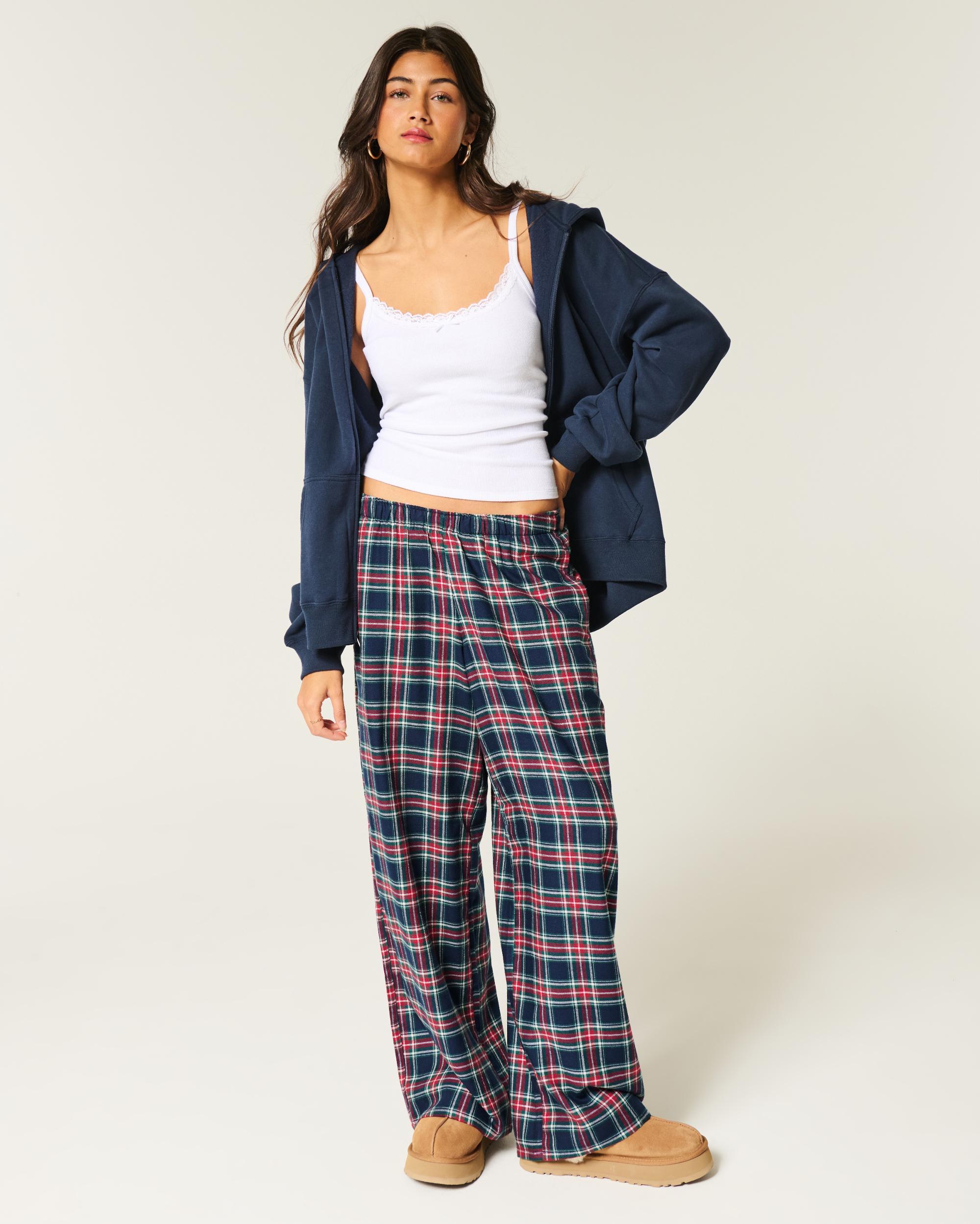 Baggy Flannel Pants Product Image